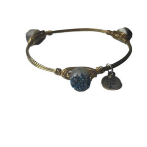 BOURBON and Bowties Blue Sparkly Bangle